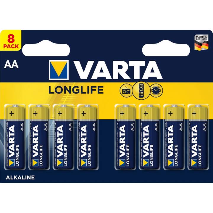 VARTA Batterie (AA / Mignon / LR6, 8 Stück)