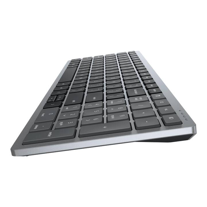 DELL KB740-GY-R-SWI (radio-fréquence, Bluetooth, Suisse, Sans fil)