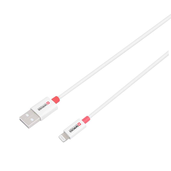 SKROSS Câble (Lightning, USB Type-A, 2 m)
