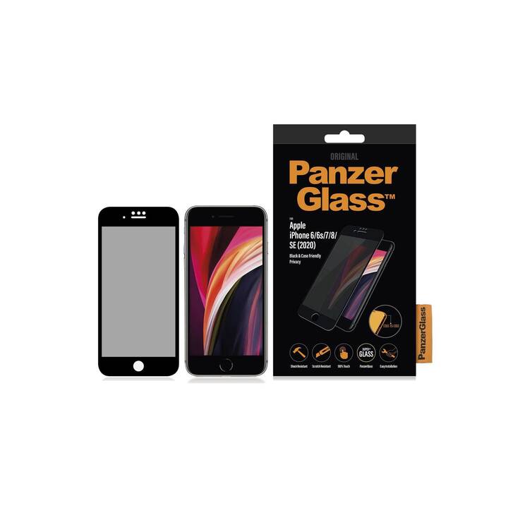 PANZERGLASS Verre de protection d'écran Case Friendly (iPhone 6s, iPhone 7, iPhone 6, iPhone SE 2020, iPhone 8, 1 pièce)