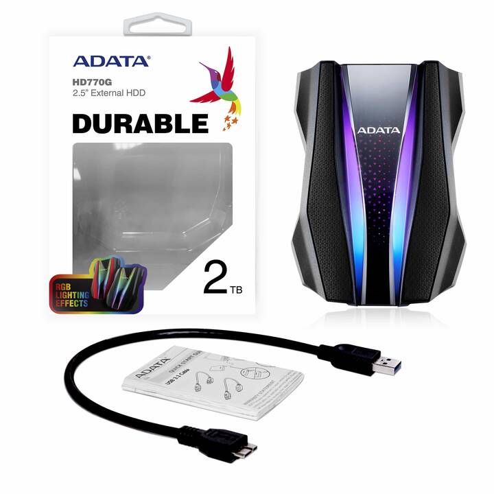 ADATA HD770G (USB de type A, 2 TB)