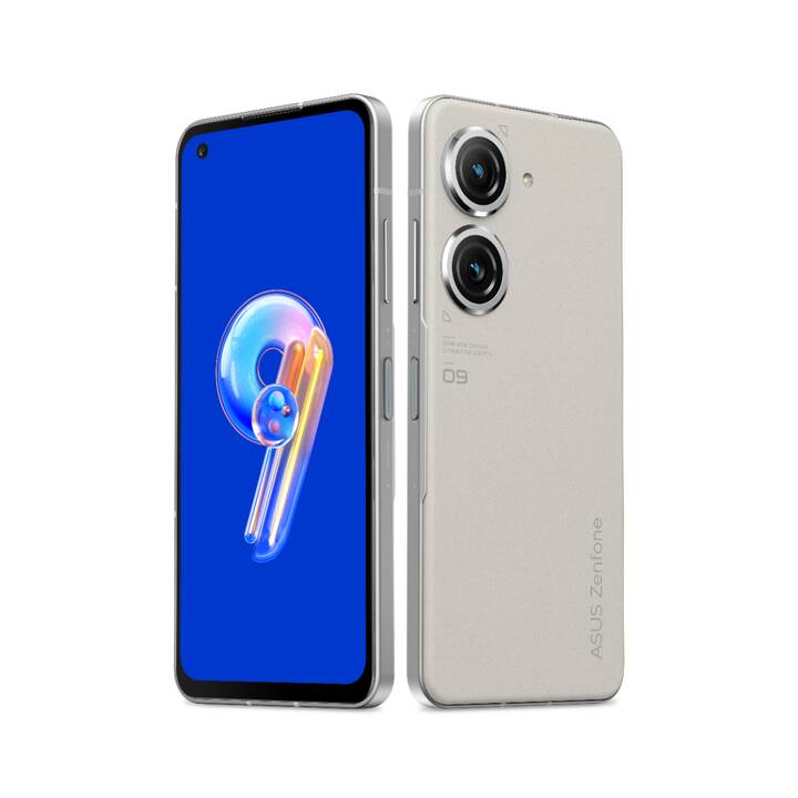 ASUS Zenfone 9 (5G, 128 GB, 5.9", 50 MP, Moonlight White)