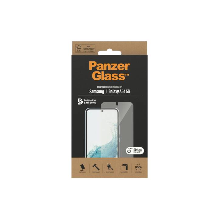 PANZERGLASS Displayschutzglas Ultra Wide Fit (Galaxy A54 5G, 1 Stück)