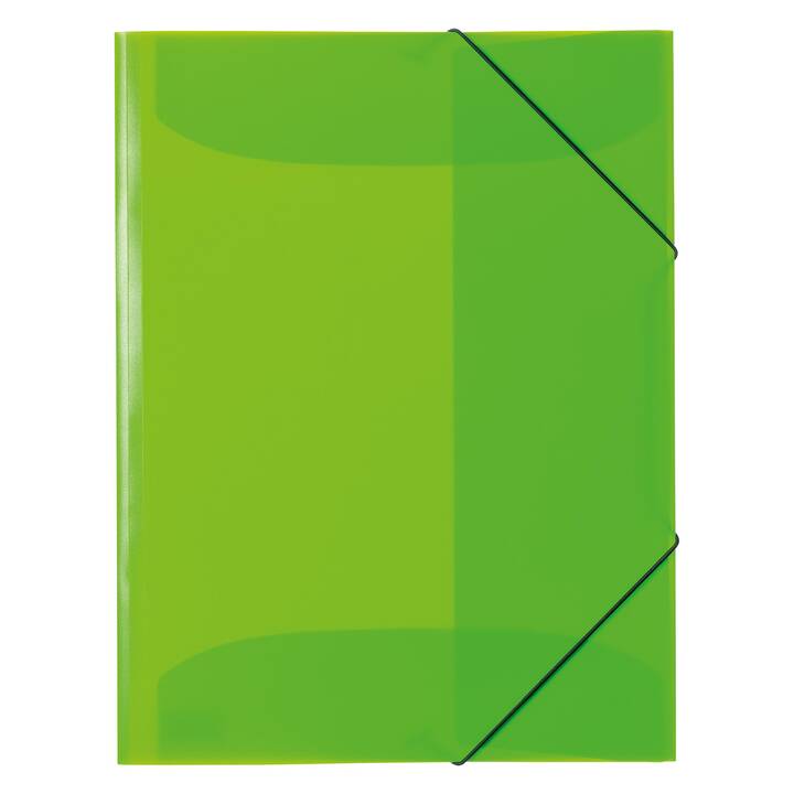 HERMA Gummizugmappe (Neongrün, Grün, A3, 1 Stück)