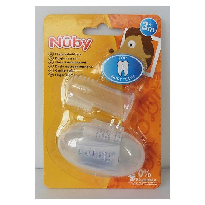 NUBY Baby Brosse à dents à doigt (3 pièce)