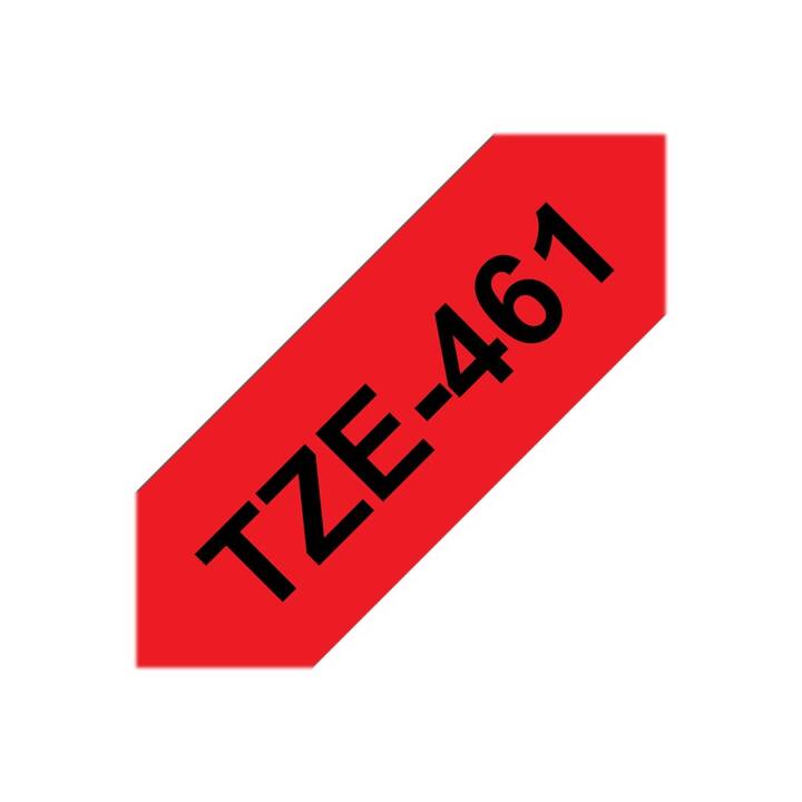 BROTHER TZe-461 Schriftband (Schwarz / Rot, 36 mm)