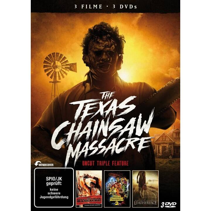 The Texas Chainsaw Massacre - Uncut Triple-Feature (DE, EN, DE, EN)