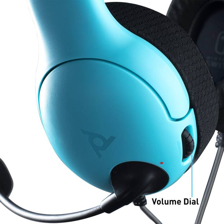 PDP LVL40 (On-Ear, Rot, Blau)