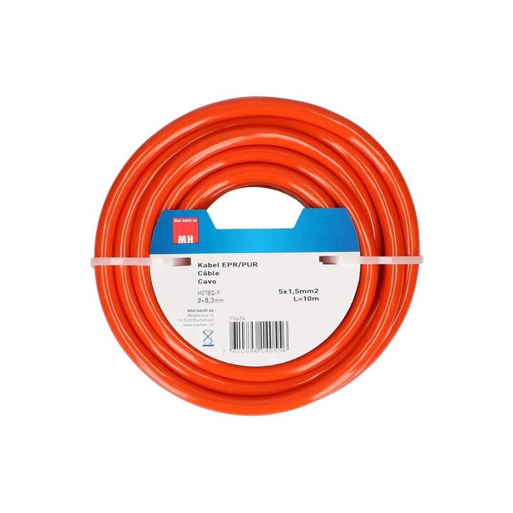 MAX HAURI Câbles d'installation (10 m, Orange)