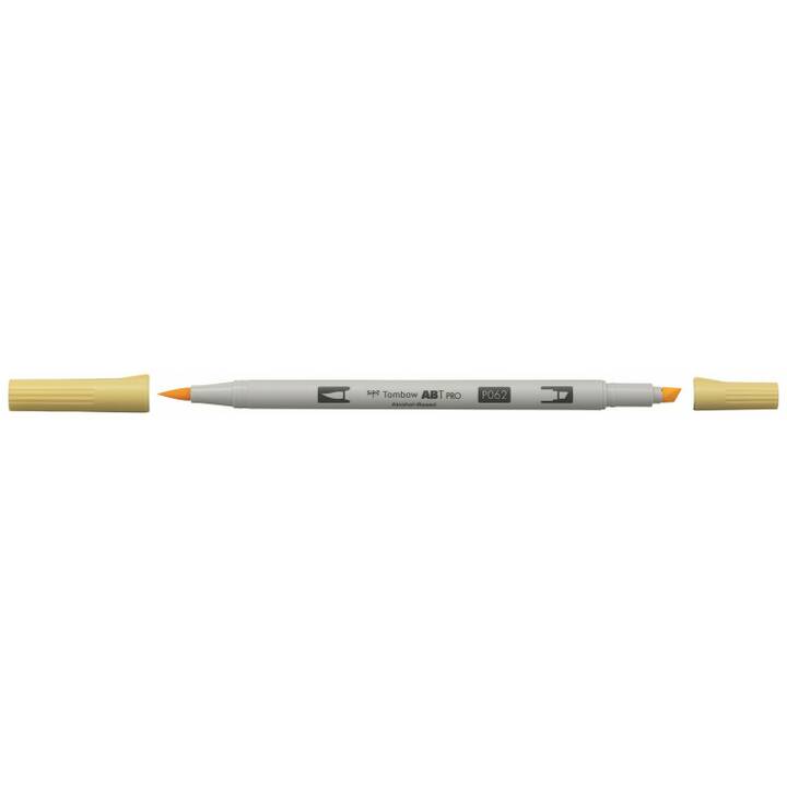 TOMBOW Dual Brush ABT Pro 062 Traceur fin (Jaune pâle, 1 pièce)