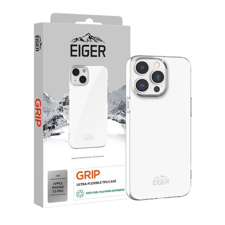 EIGER Backcover (iPhone 15 Pro, Transparent)