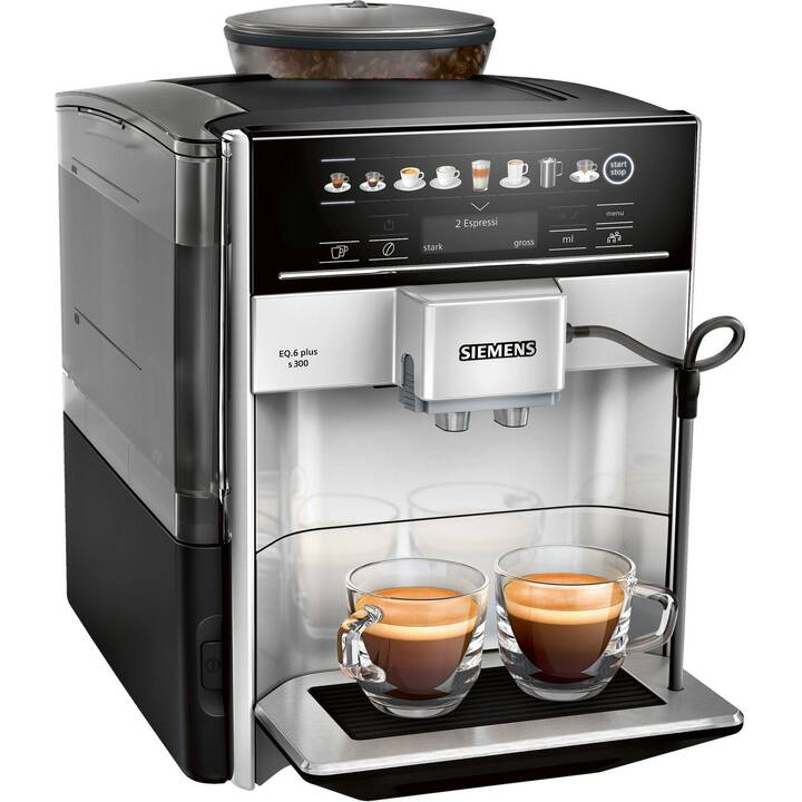 SIEMENS EQ.6 plus s300 (Argent, 1.7 l, Machines à café automatique)