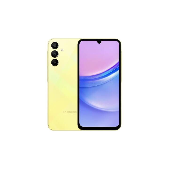 SAMSUNG Galaxy A15 (128 GB, Jaune, 6.5", 50 MP)