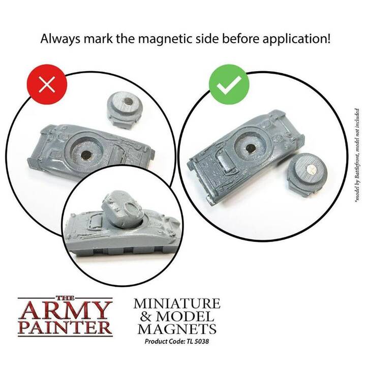 THE ARMY PAINTER Puntina magnetico Miniature and Model (100 Parti)