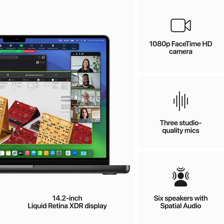 APPLE MacBook Pro 2023 (14.2", Apple M3 Max 16-Core Chip, 64 GB RAM, 1000 GB SSD)