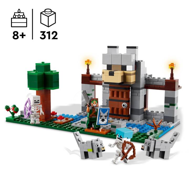 LEGO Minecraft Il castello del Lupo (21261)