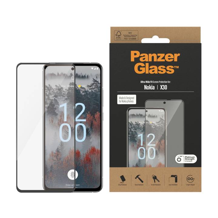 PANZERGLASS Vetro protettivo da schermo (Nokia X30 5G)