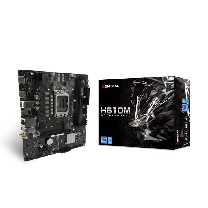 BIOSTAR H610MT-E (LGA 1700, Intel H610, Micro ATX)