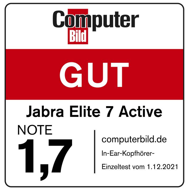 JABRA Elite 7 Active (Earbud, ANC, Bluetooth 5.2, Noir)