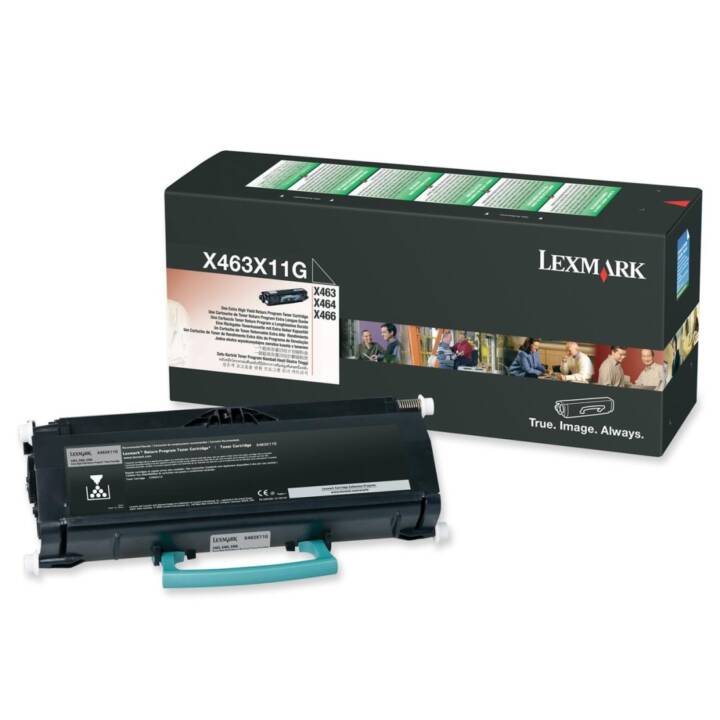 LEXMARK X463X11G (Cartouche individuelle, Noir)