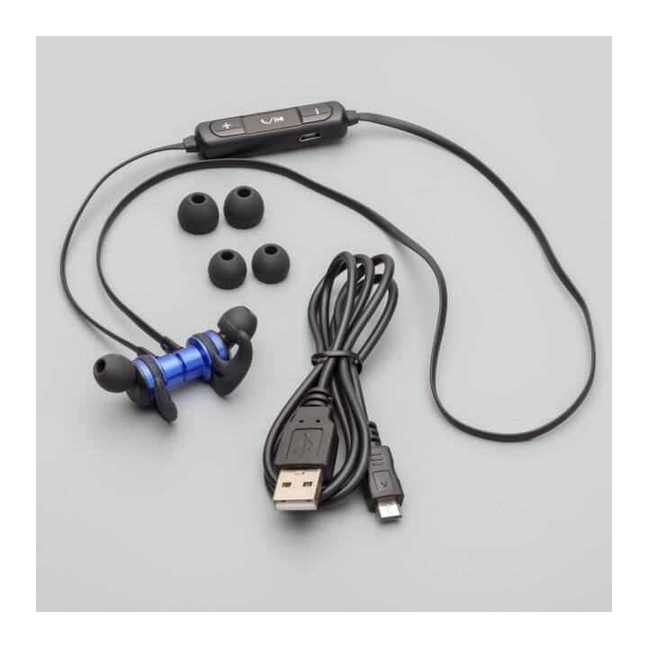 INTERTRONIC EP-192 Sport (In-Ear, Blu, Nero)