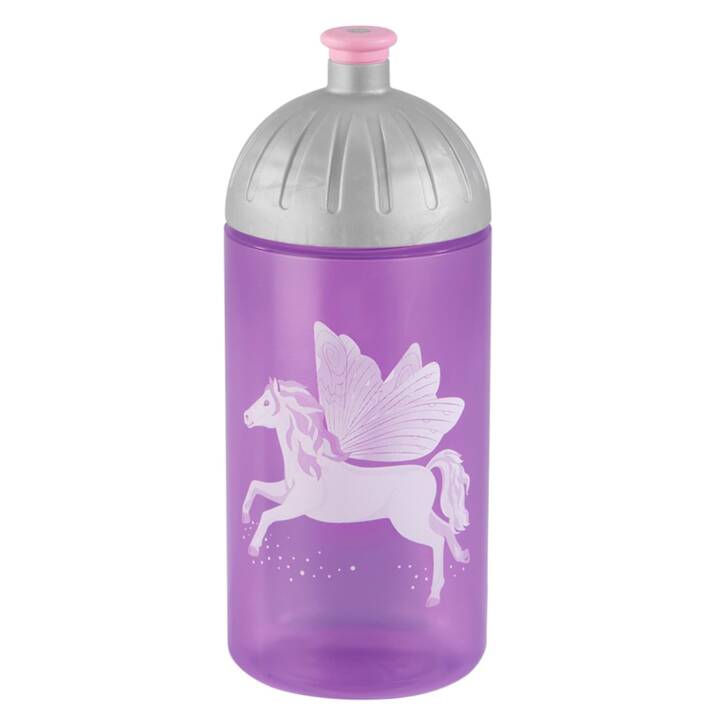 STEP BY STEP Kindertrinkflasche Fantasy Pegasus (0.5 l, Lila, Weiss)