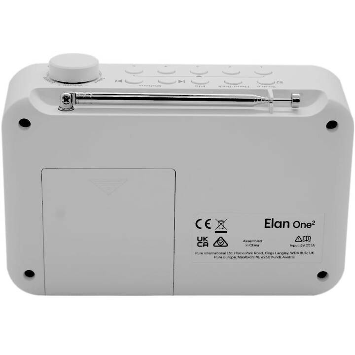 PURE Elan One 2 Radio digitale (Bianco)