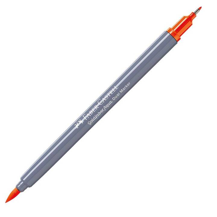 FABER-CASTELL Penna a fibra (Arancione, 1 pezzo)