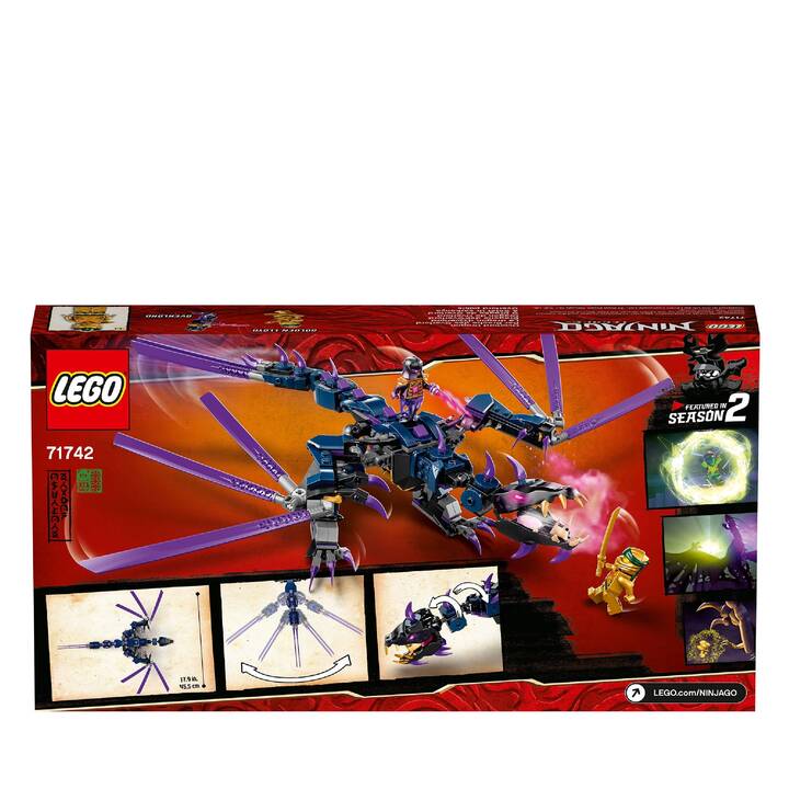 LEGO Ninjago Le dragon d'Overlord (71742, Difficile à trouver)
