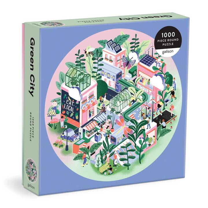 ABRAMS & CHRONICLE BOOKS Green City Puzzle (1000 pièce)