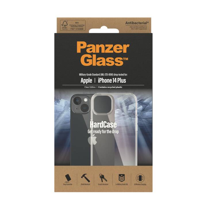 PANZERGLASS Backcover HardCase  (iPhone 14 Plus, Transparente)