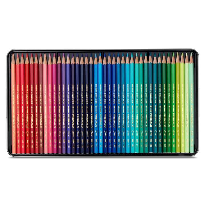 CARAN D'ACHE Crayons de couleur aquarellables Prismalo (Multicolore, 80 pièce)