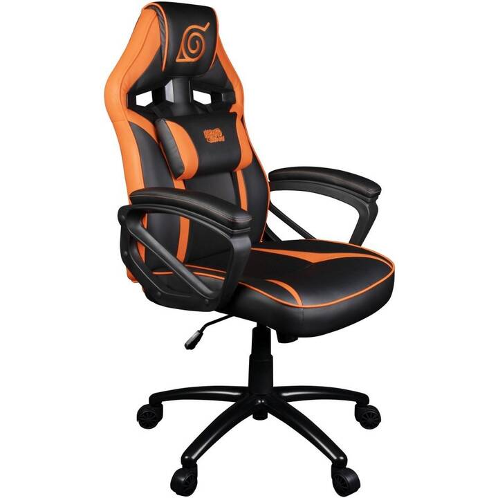 KONIX Gaming Chaise Naruto (Orange, Noir)