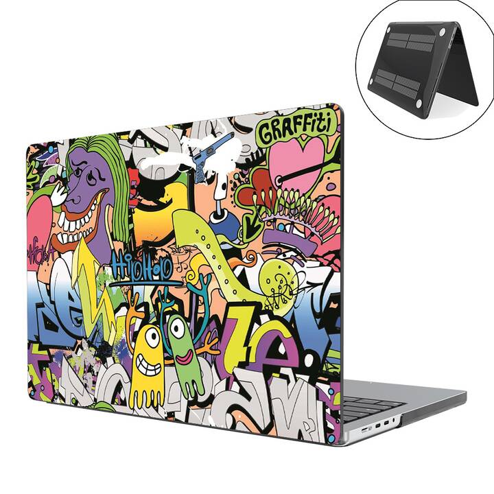 EG coque pour MacBook Pro 14" (puce M1) (2021) - graffiti