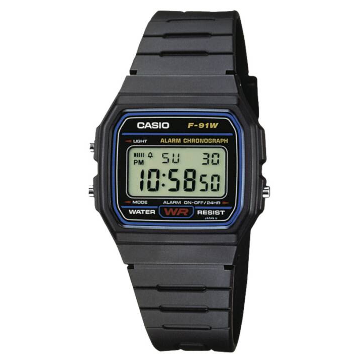 CASIO COLLECTION F91W-1YEF (33.2 mm, Digitaluhr, Quarz)