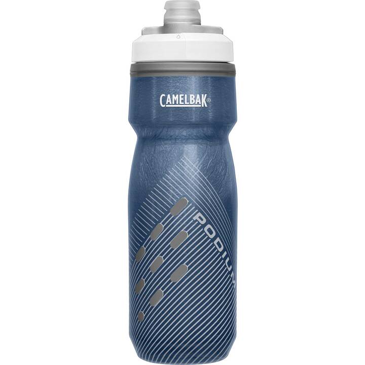 CAMELBAK Bottiglia sportiva Podium Chill (620 ml, Grigio, Navy Blue)