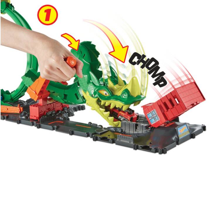 HOT WHEELS City Dragon Drive Spielfahrzeug Fahrbahn - Interdiscount