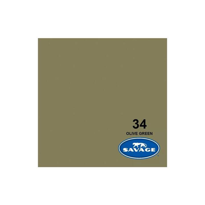 SAVAGE Fotohintergrund (Olivgrün, 2.72 x 11 m)