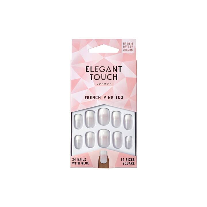 ELEGANT TOUCH Unghie artificiali Elegant Touch French (24 pezzo)