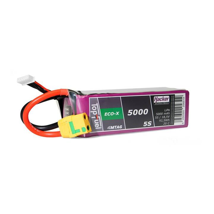 HACKER Accumulatore RC ECO-X (LiPo, 5000 mAh, 18.5 V)