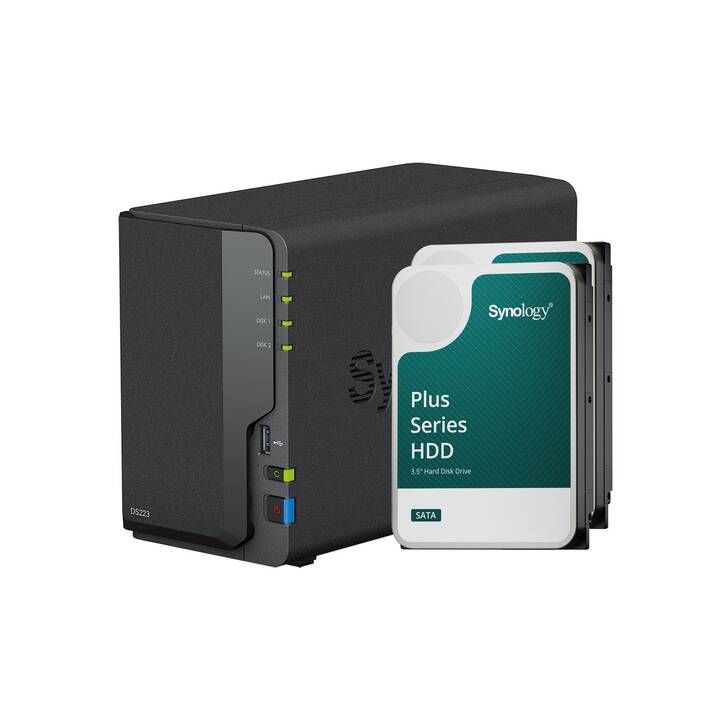 Synology DS223/G + Samsung 2TB SSD×2 SYNOLOGY DS223 (2 x 2 GB) - Interdiscount