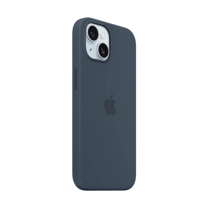 APPLE Backcover (iPhone 15, Blau)
