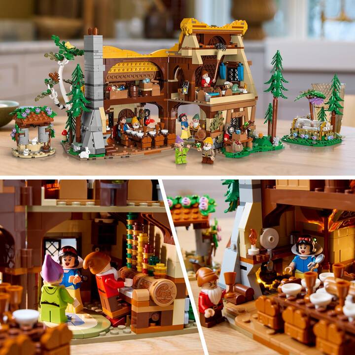 LEGO Disney Die Hütte von Schneewittchen und den sieben Zwergen (43242, seltenes Set)