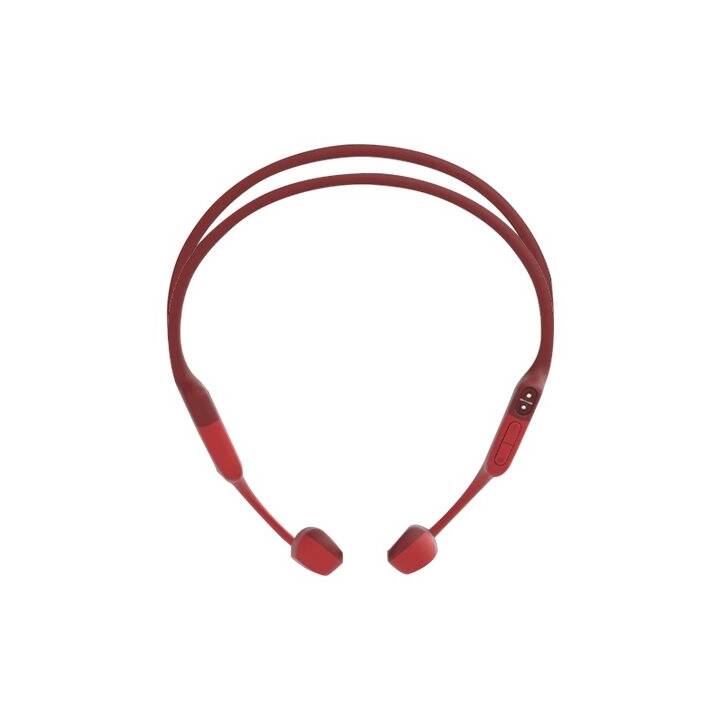 SHOKZ OpenRun (Open-Ear, Bluetooth 5.1, Rosso)