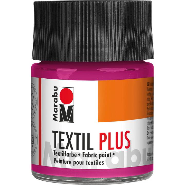 MARABU Textile couleur Plus (50 ml, Rouge framboise)