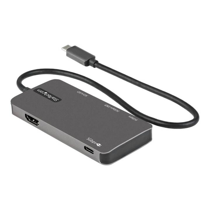 STARTECH.COM DKT30CHSDPD (4 Ports, USB Type-C, HDMI, USB Type-A)