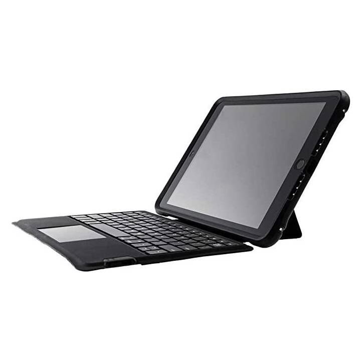 OTTERBOX Unlimited Series Type Cover / Tablet Tastatur (10.2", iPad (7. Gen. 2019), iPad (9. Gen. 2021), iPad (8. Gen. 2020), Transparent, Schwarz)