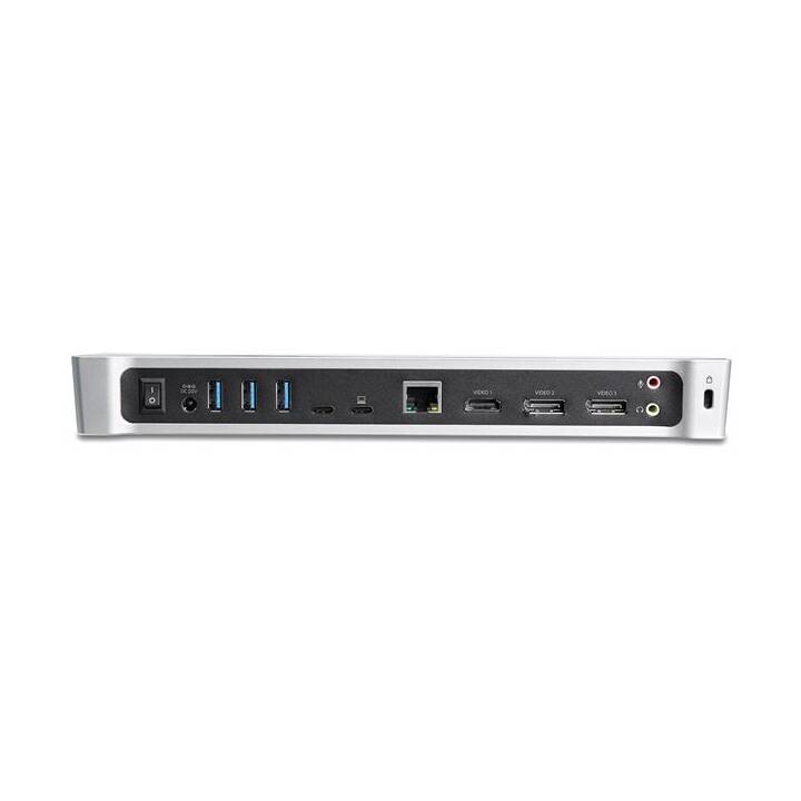 STARTECH.COM Dockingstation (2 x DisplayPort, HDMI, 4 x USB 3.0 Typ-A, RJ-45 (LAN))