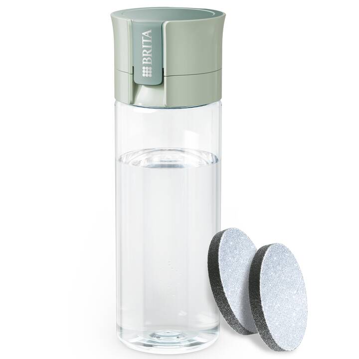 BRITA Wasserfilter-Flasche Vital (0.6 l, Hellgrün, Grün)