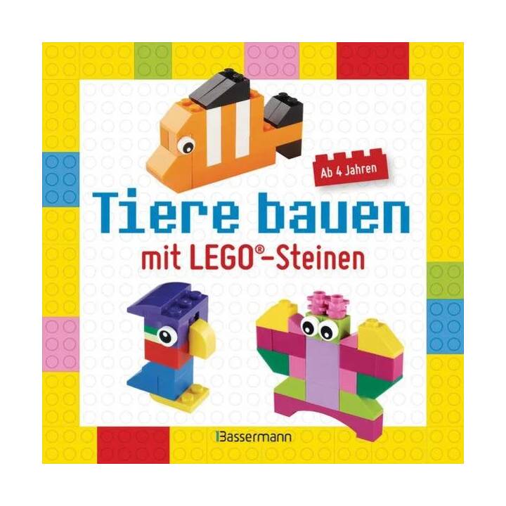 Tiere bauen mit LEGO-Steinen für Kinder ab 4 Jahren